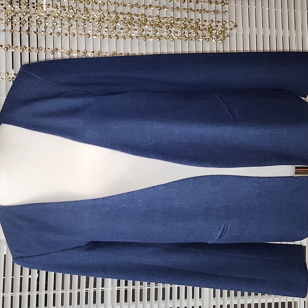 Adrienne Vittadini Deep Blue Womens Blazer